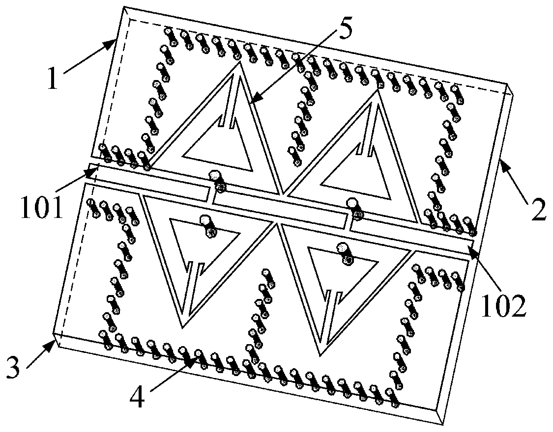 Electromagnetic branch coupling filter with high out-of-band rejection