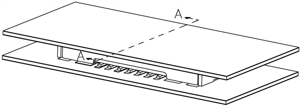 Multipolar substrate electric connector