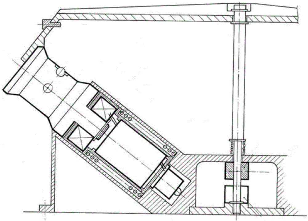 Spatial flying net synchronous launching device