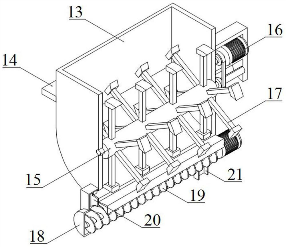 Automatic cement board pouring and conveying device