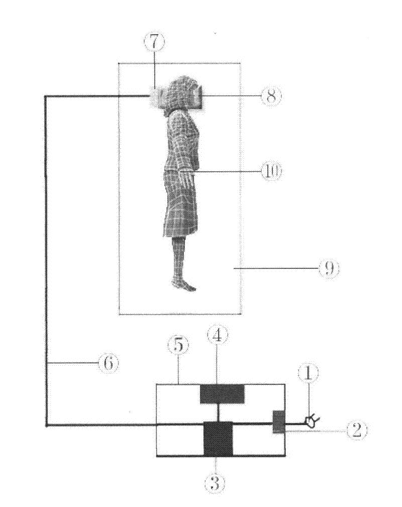Method and device for treating tinnitus with ultrasonic wave