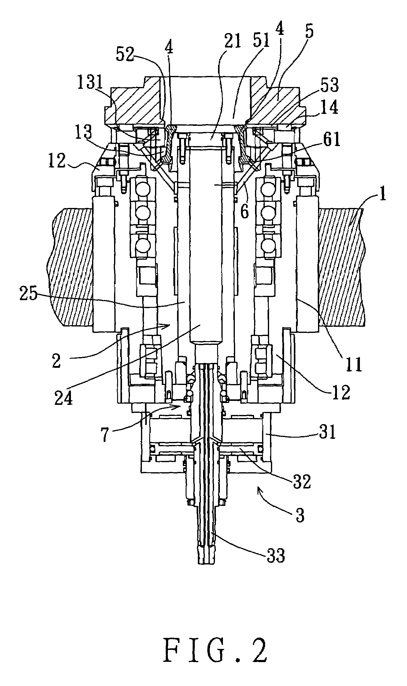 Fixing mechanism of a lathe