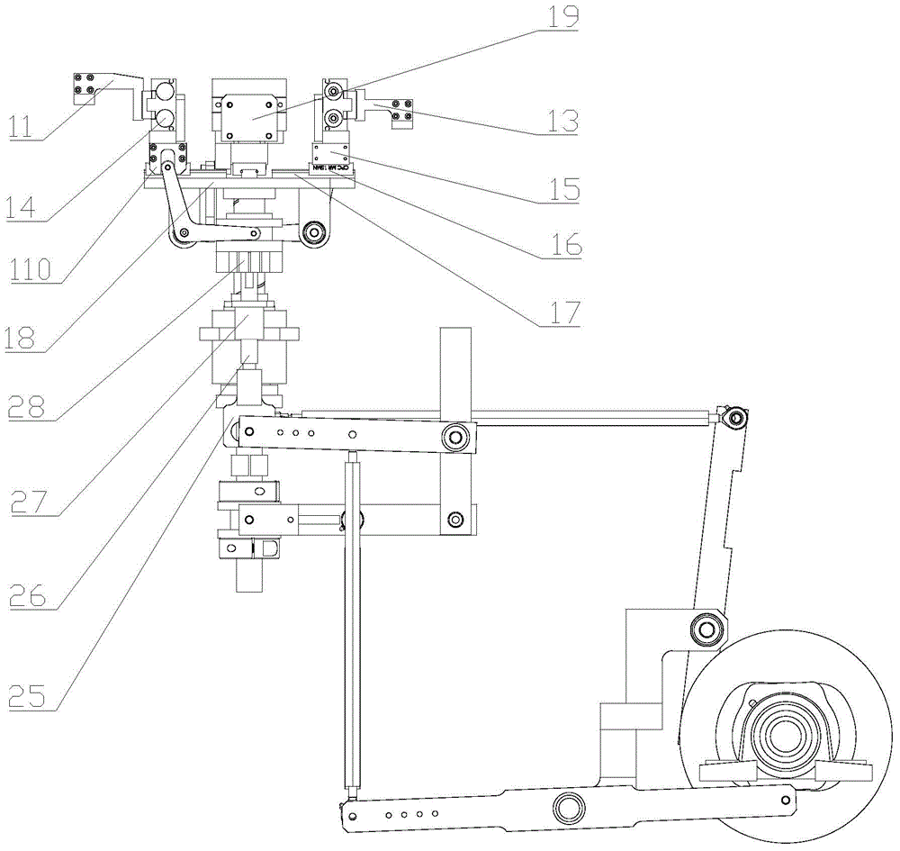 Battery cover rotary reversing device for capacitor encapsulation