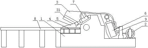 Application of crocodile type sharing machine for shearing household garbage