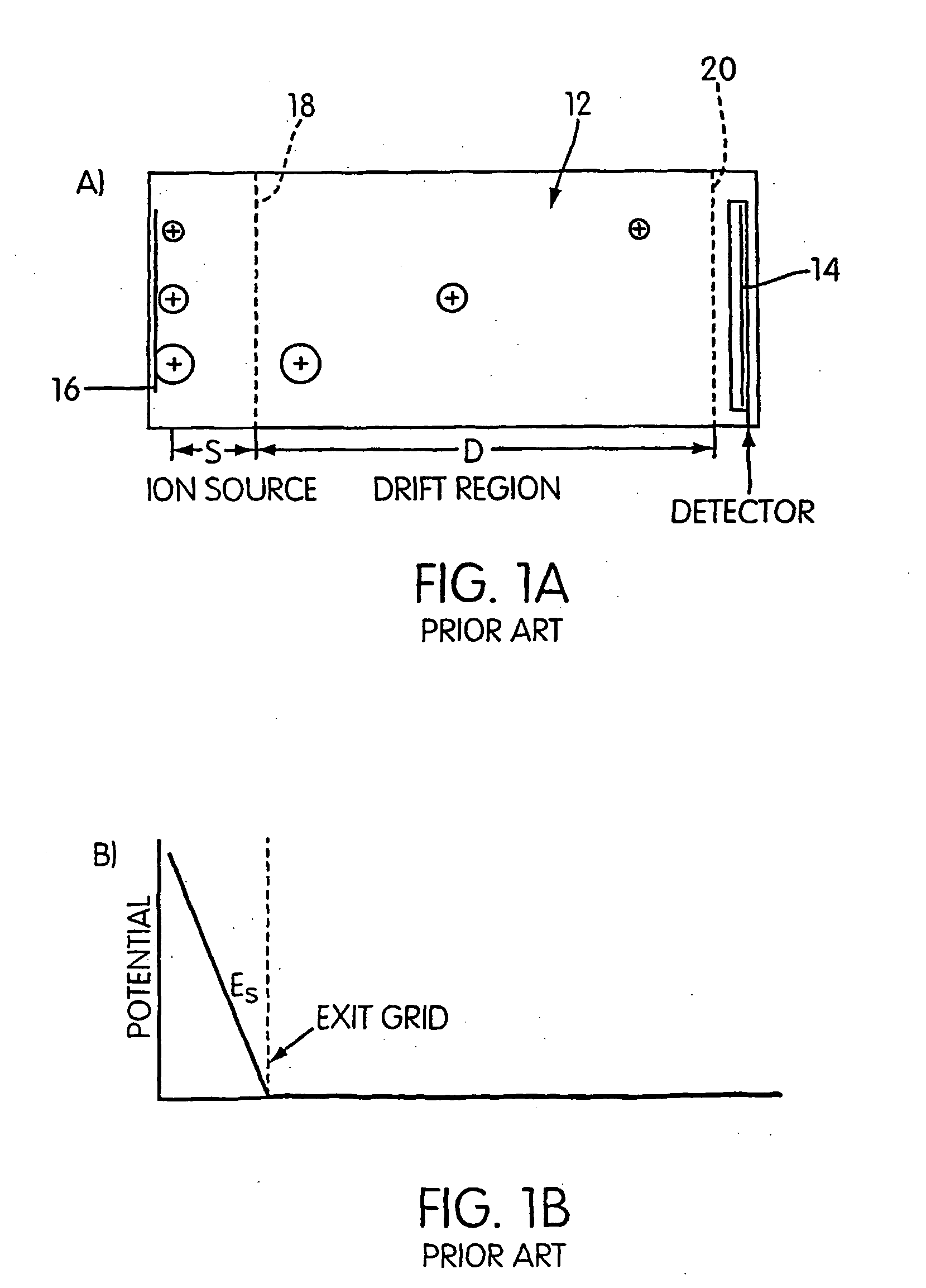 Time-of-flight mass spectrometer combining fields non-linear in time and space