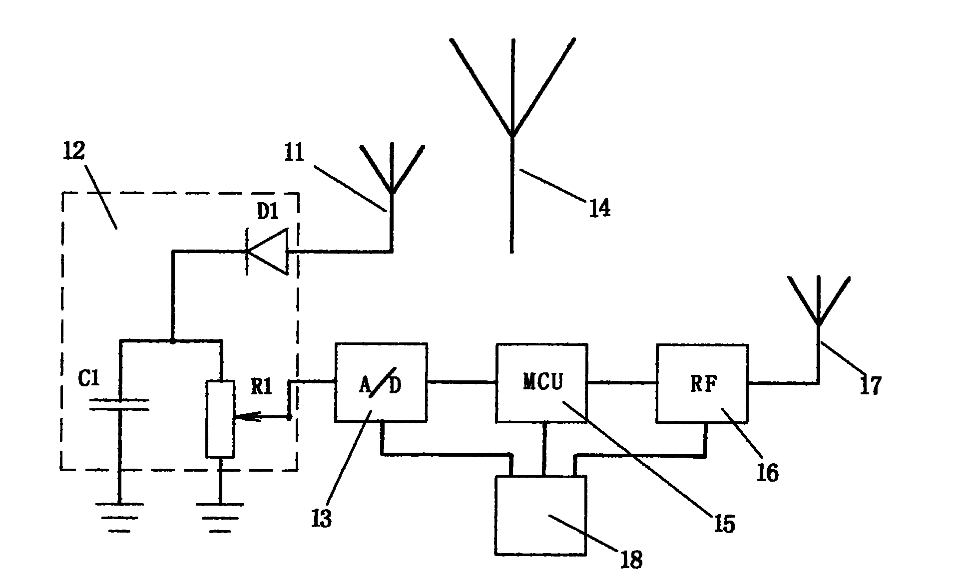 Indoor antenna monitoring method and equipment for mobile communication