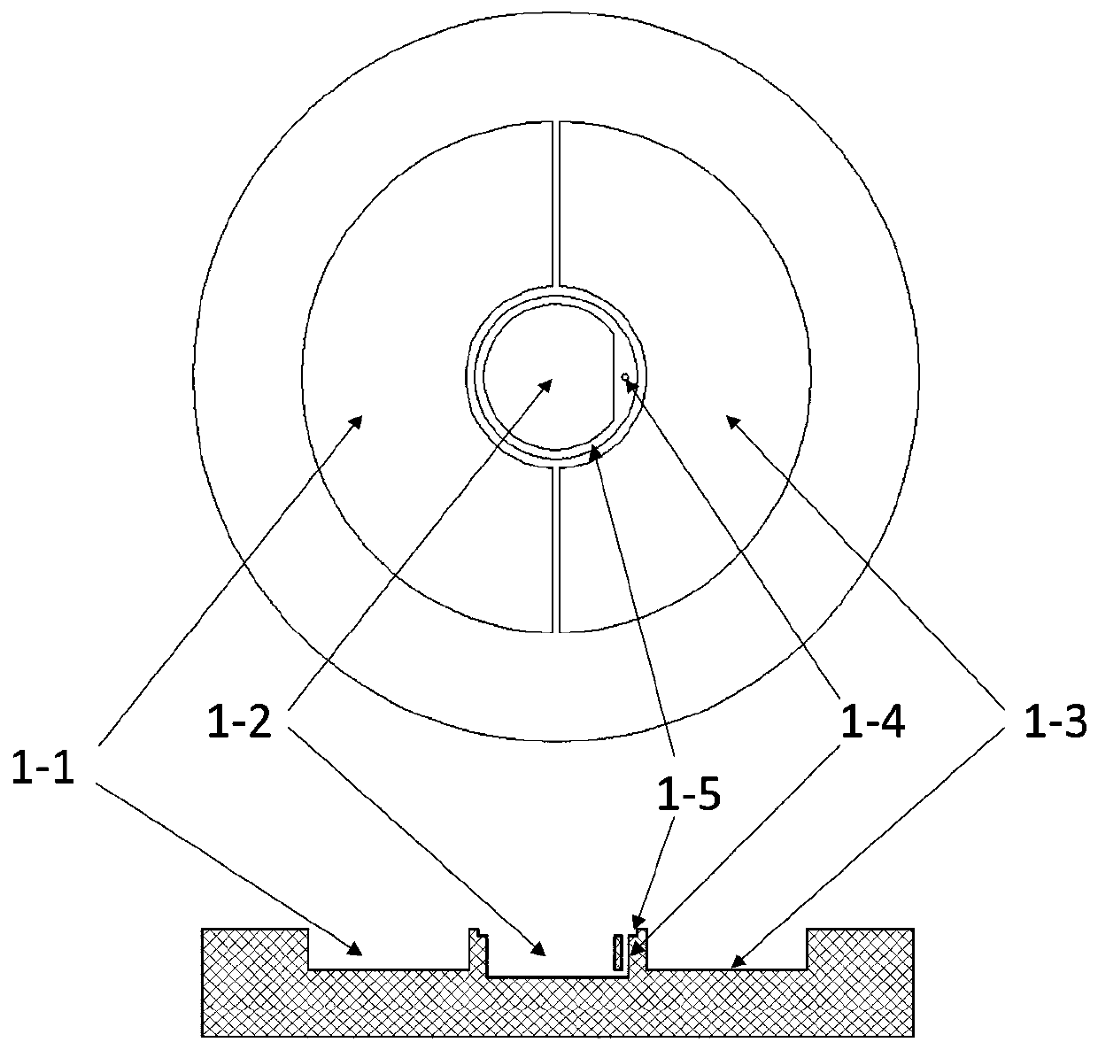 Chip integrating micro-nano energy recovery and storage and working method thereof