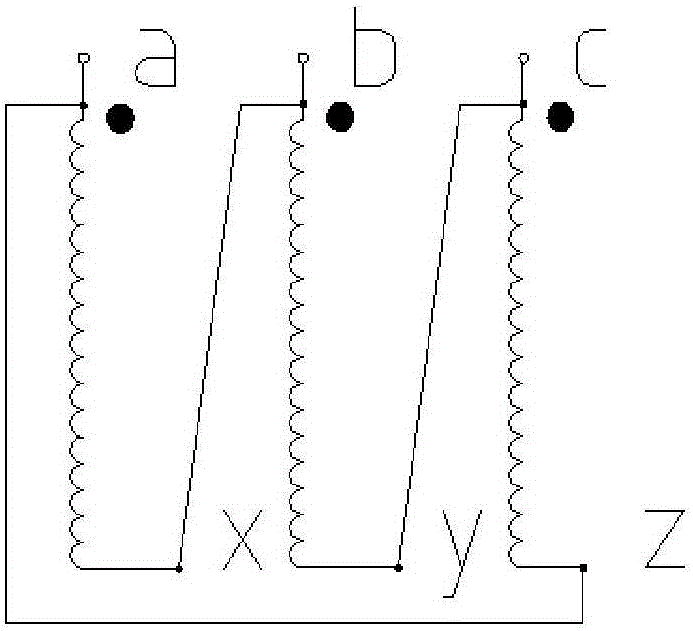 Multi-voltage output intermediate transformer