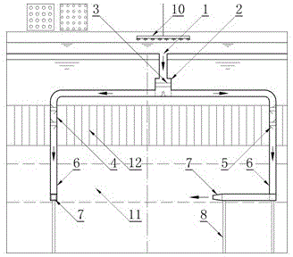 Low hydraulic head hydropower coagulation process method