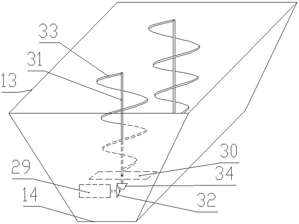 River model bed load mixed sand adding device