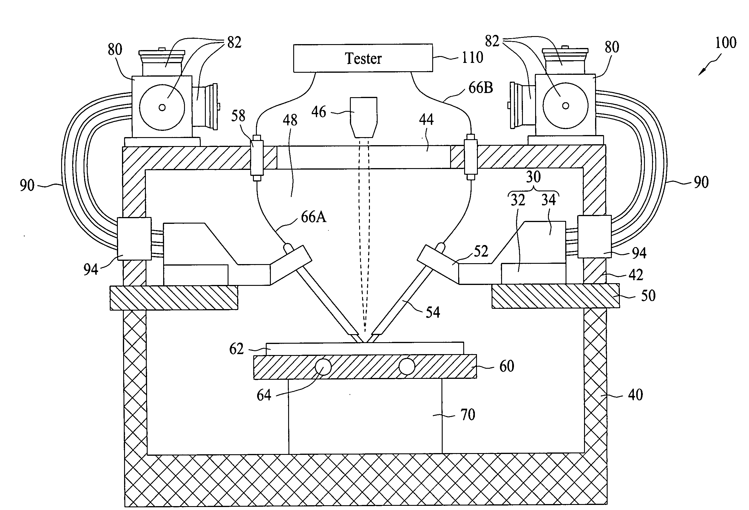 Low temperature probing apparatus