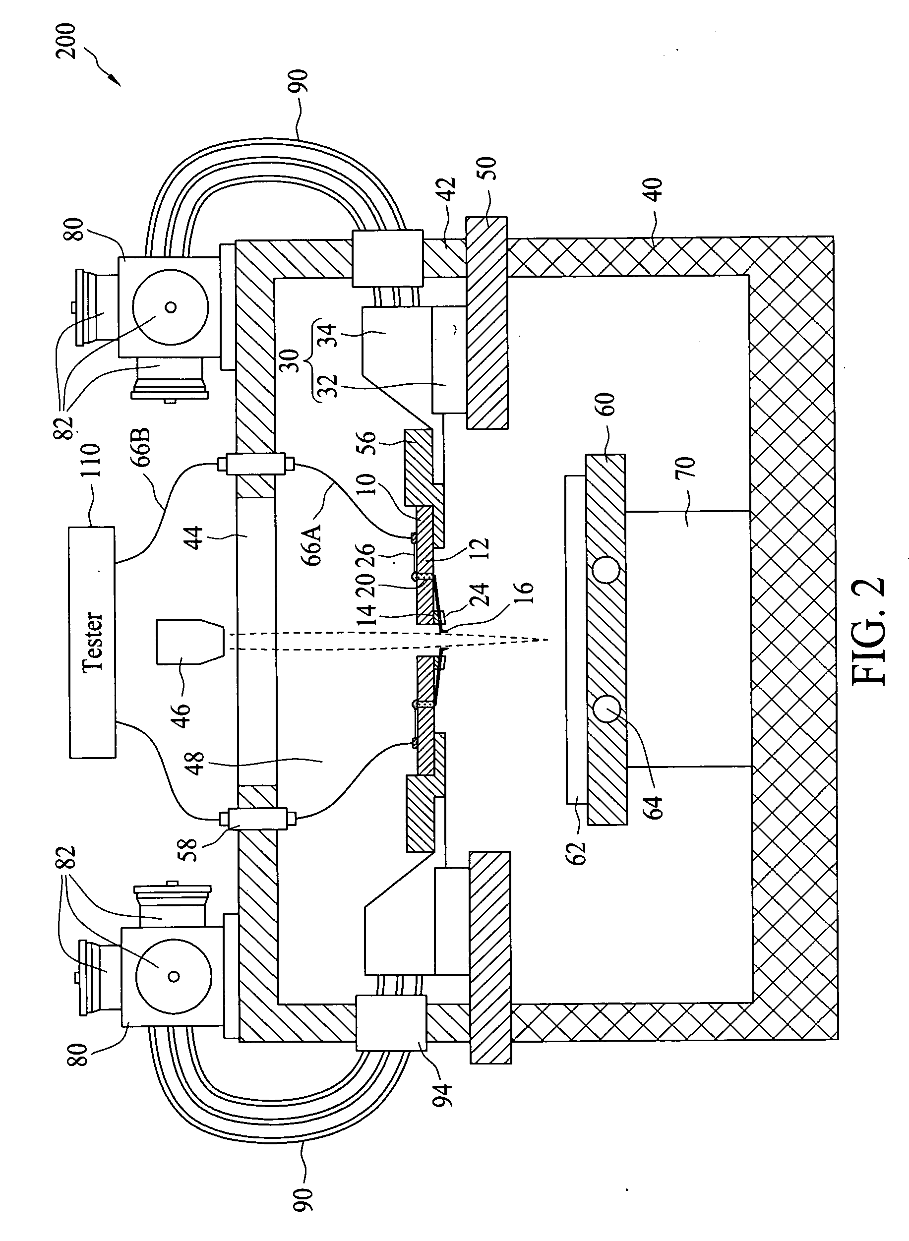 Low temperature probing apparatus