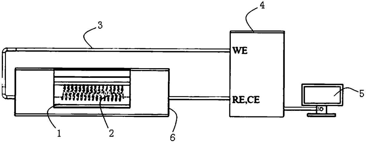 Electrochemical corrosion tester and electrochemical corrosion test method