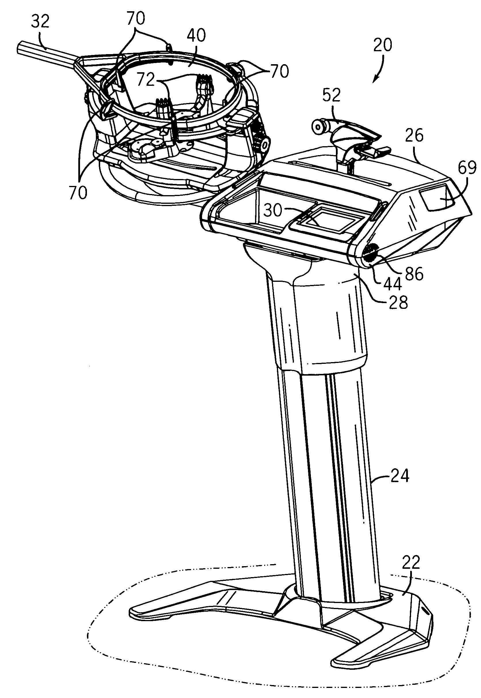 Racquet stringing machine