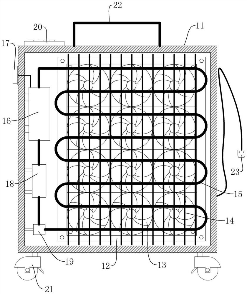 Novel movable heater