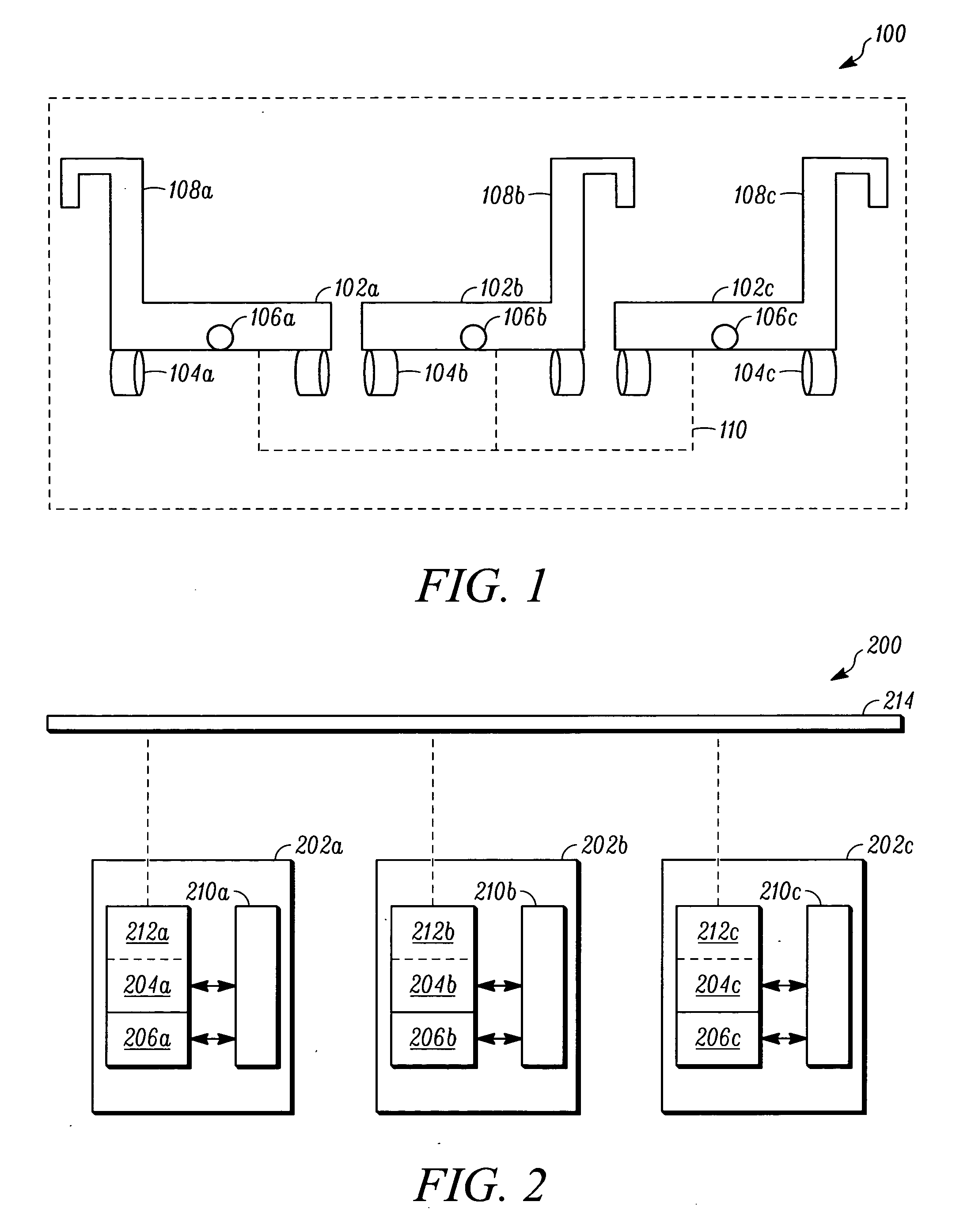 Robotic system with distributed integrated modular avionics across system segments