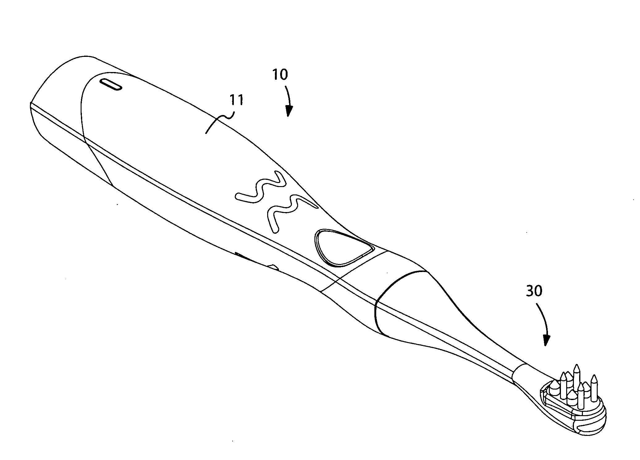 Interchangeable tooth brush and associated method for promoting oral health