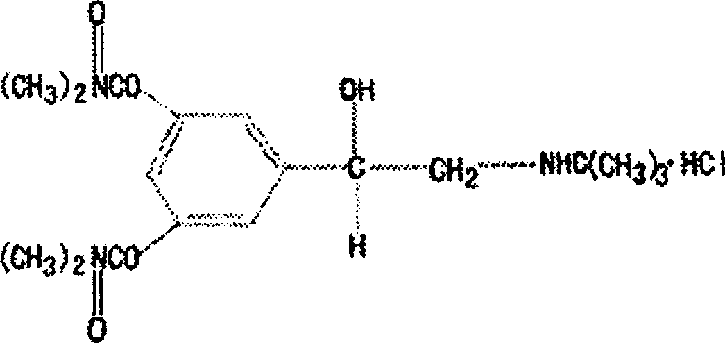 Oral disintegrating tablet of bambuterol hydrochloride and its preparation method