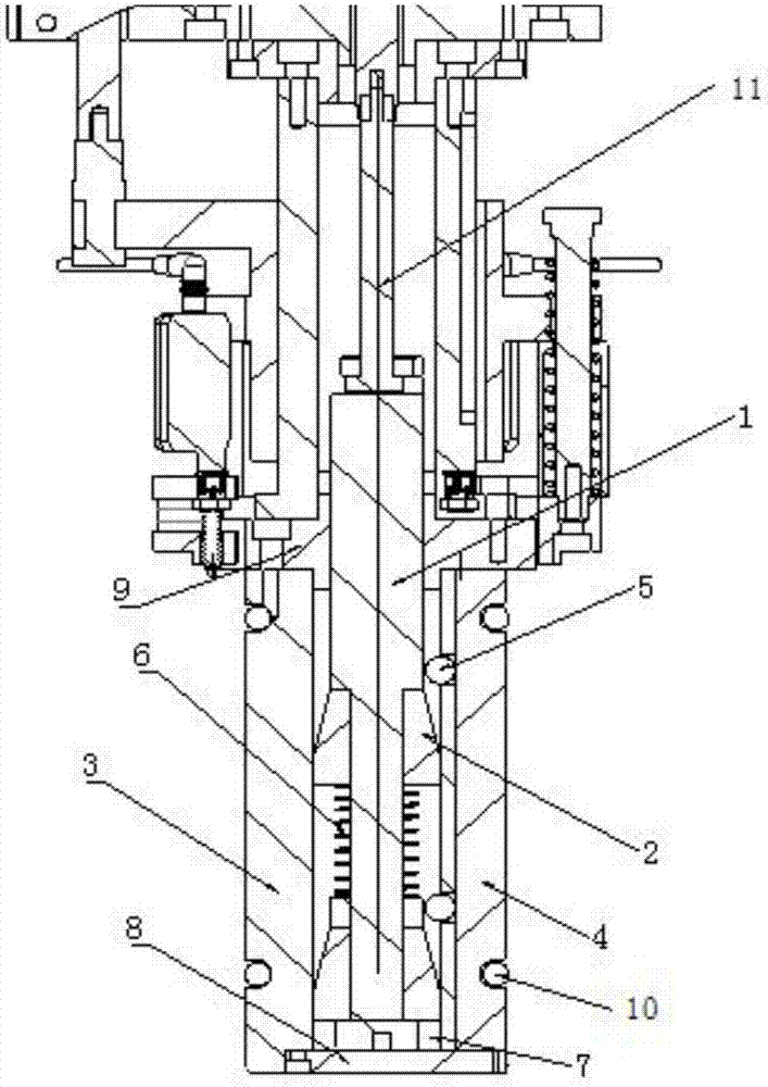 High-precision self-centering clamping mechanism applied for clamping thin-wall external member