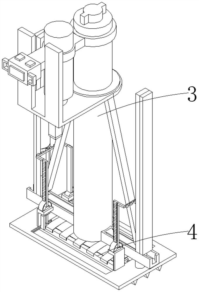 Cleaning device used for secondary water supply tank