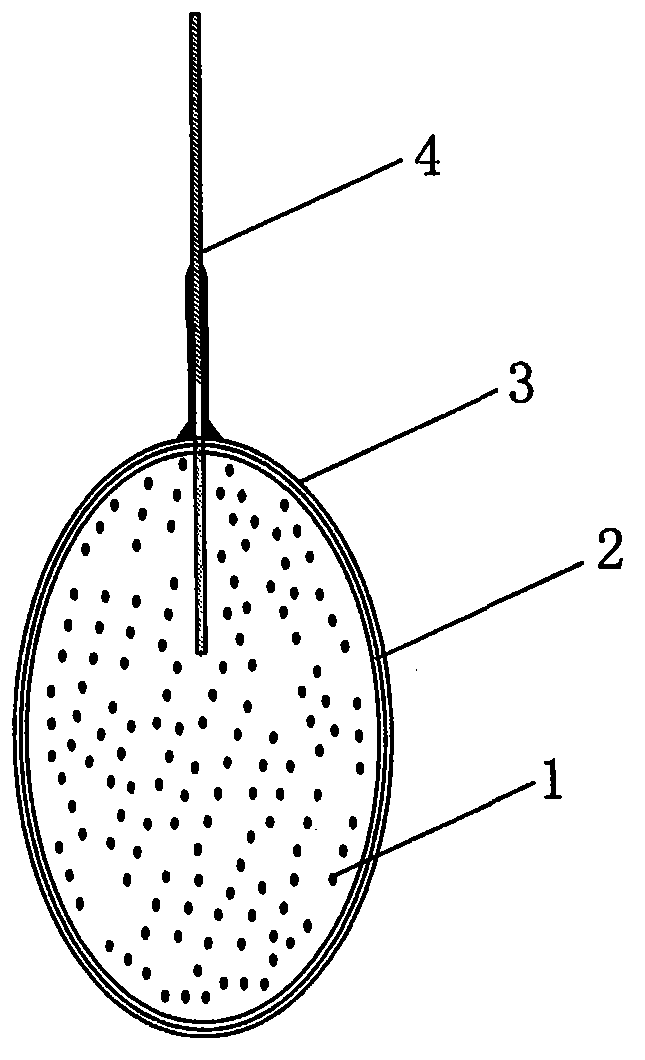 Grape-shaped slight-smoke and environment-friendly firecracker