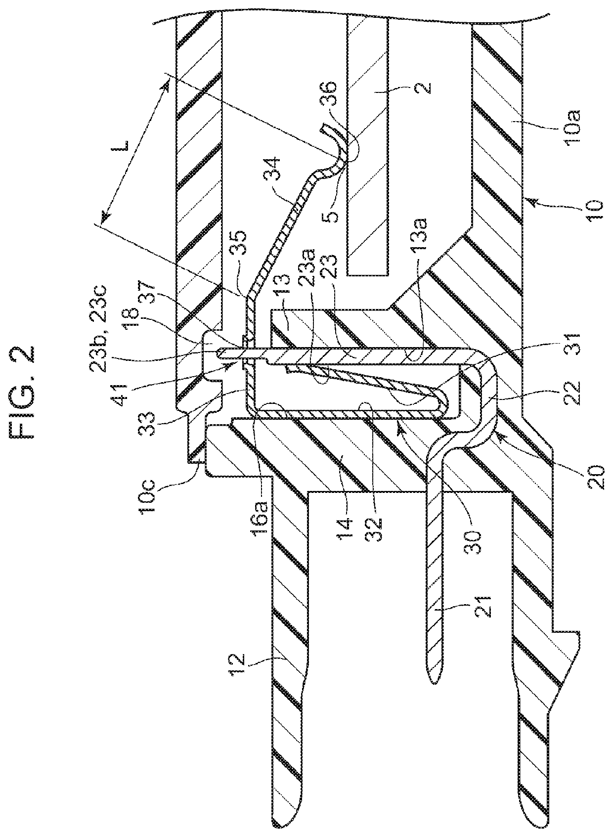 Electronic device having fixed conductive plates and elastic conductive plates