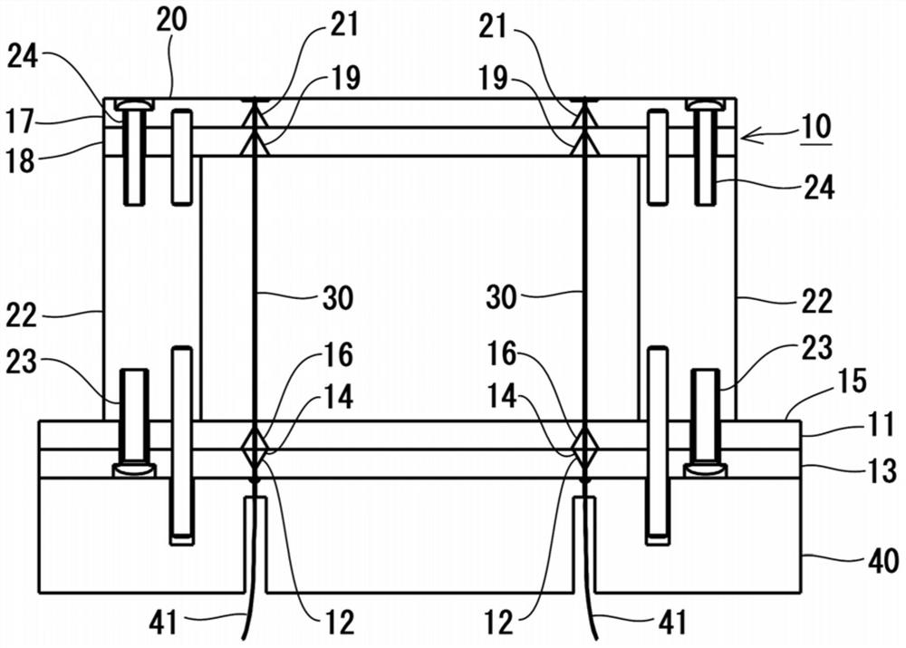 Probe holding structure