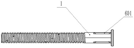 A kind of anti-loosening rapid expansion bolt