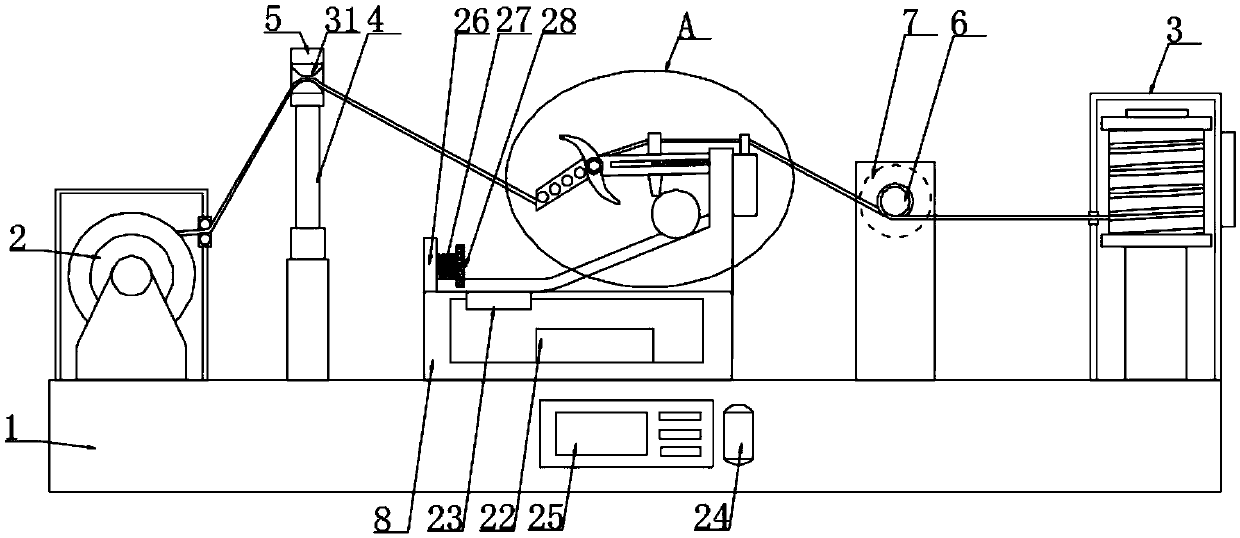 Woof doubling detecting device and using method