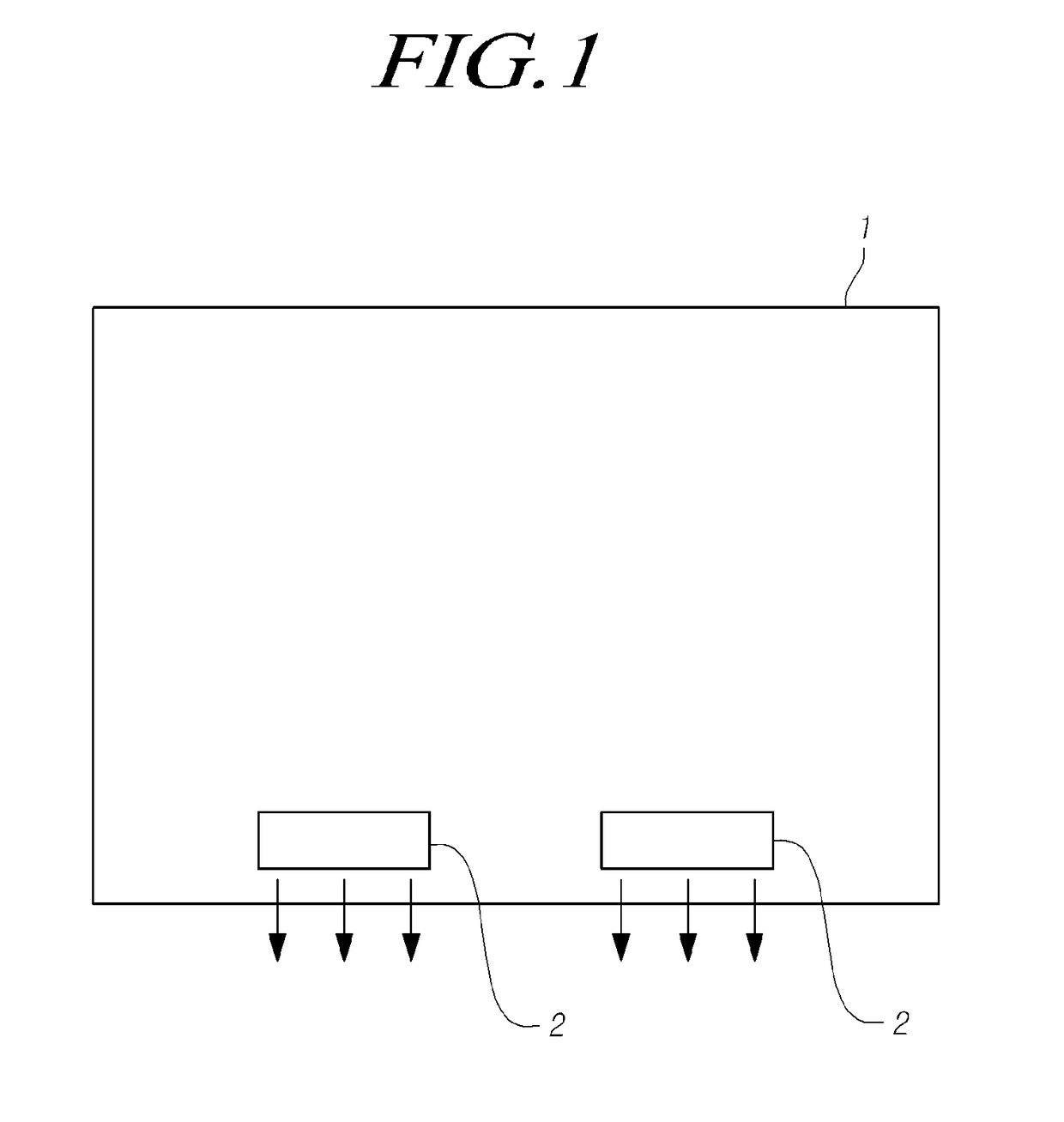 Panel vibration type display device for generating sound