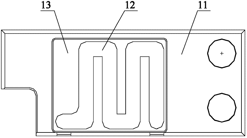 Electric cabinet cover plate