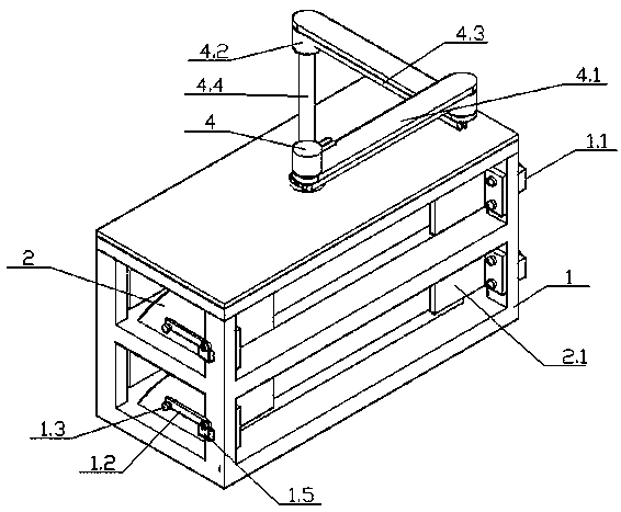 Multi-layer type automatic clamp capable of conveniently and rapidly clamping flat boards