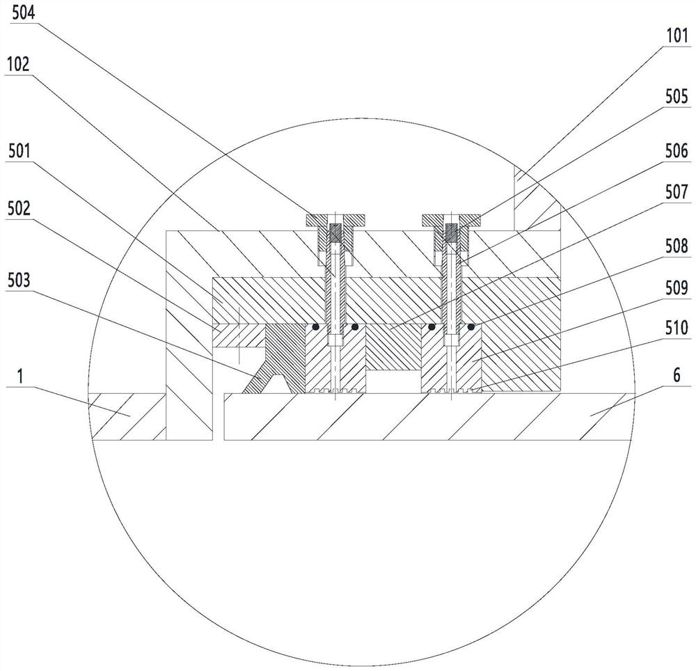 Rim sealing device of water-turbine generator set