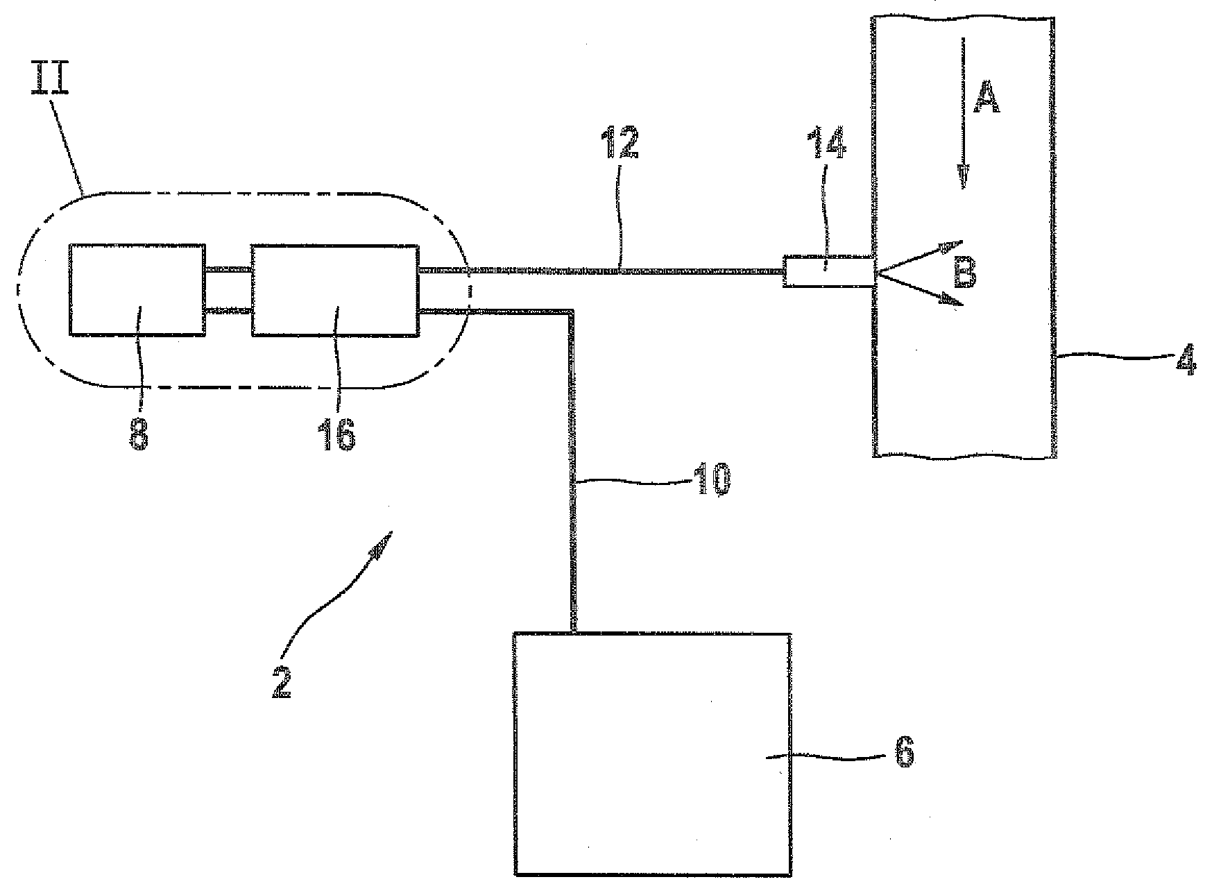 Device for delivering a reducing agent to an exhaust system of an internal combustion engine