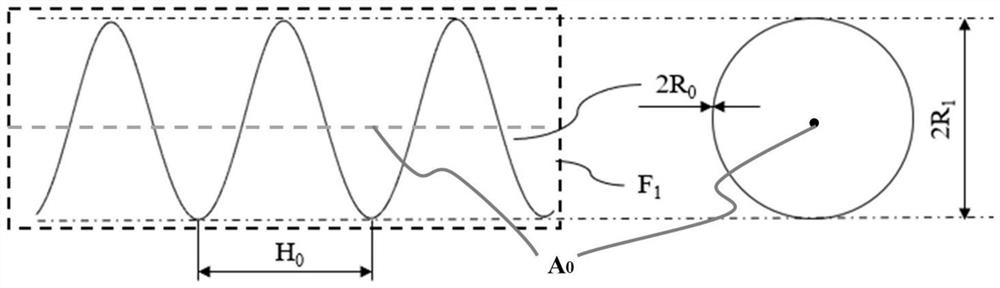 Secondary fractal spiral electrostatic spinning head and tertiary fractal spiral electrostatic spinning head