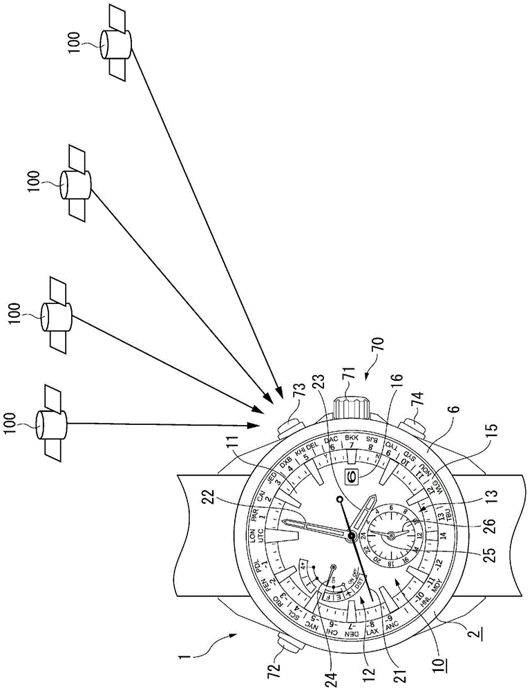 Satellite signal receiving device, electronic timepiece, and control method of a satellite signal receiving device