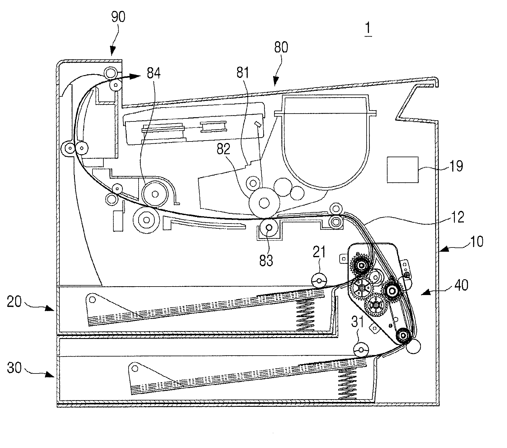 Paper feeding unit and image forming apparatus having the same