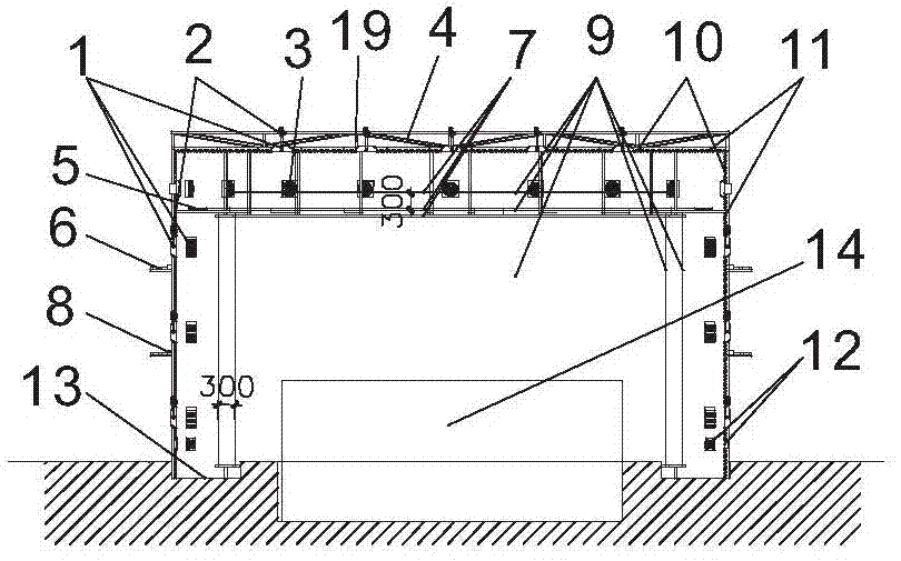 A u-shaped soft light shadowless studio system