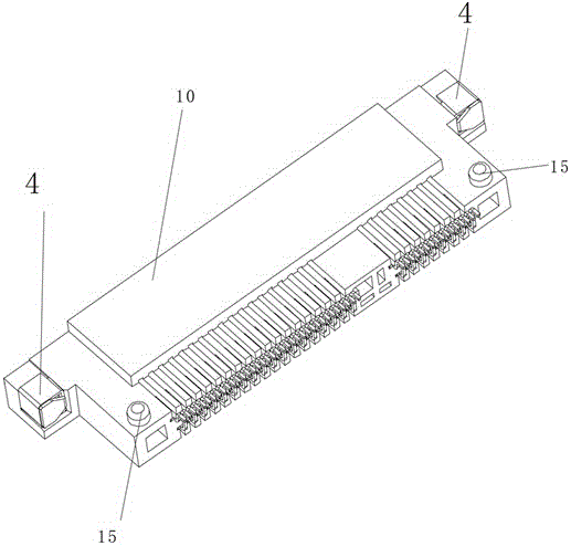 A kind of electrical connector and the connection structure of electrical connector