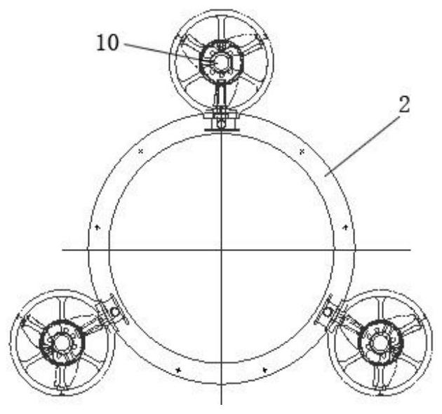 Modularized snakelike underwater robot and use method