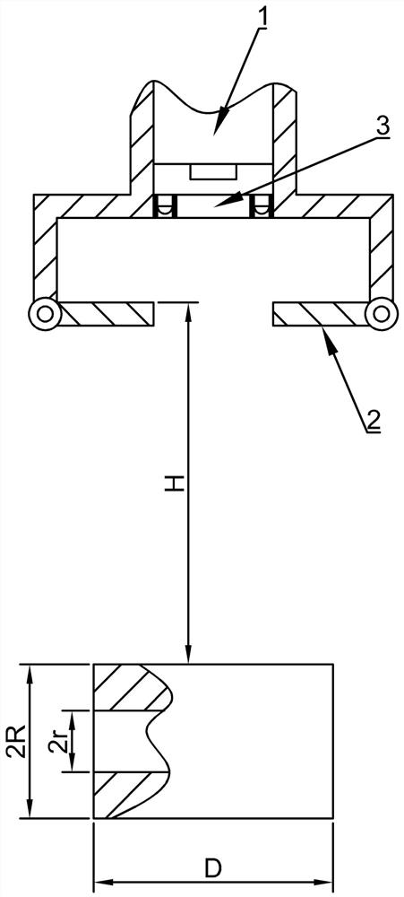 A method for positioning and grapple-hooking cylinder parts of a yard crane