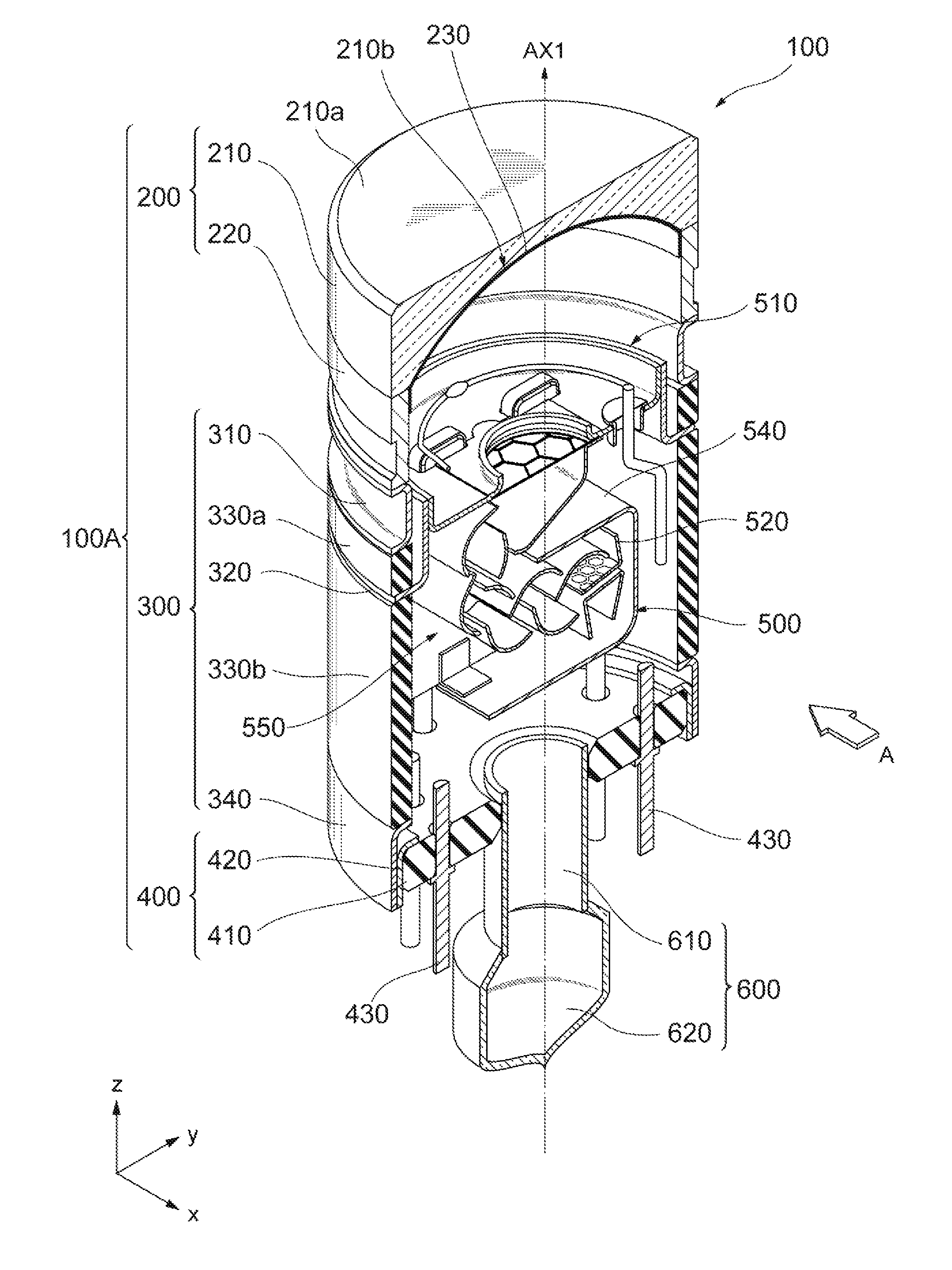 Photomultiplier and sensor module