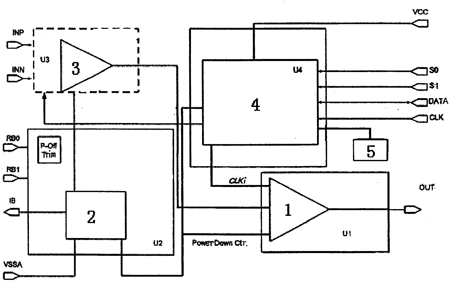 All-bridge type piezoresistance type pressure sensor digital type signal conditioning chip