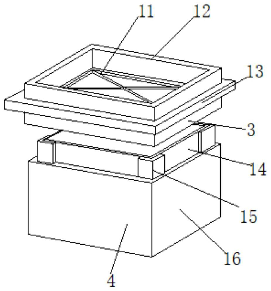 A sound-absorbing structure for an air supply duct of a rail vehicle