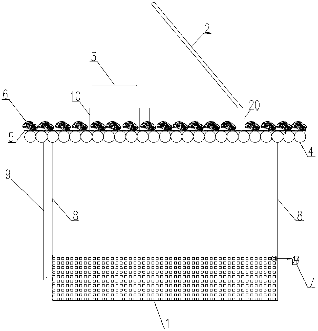 Continuous laminar flow conversion oxygenation and bioaugmentation integrated device for black and odorous water treatment