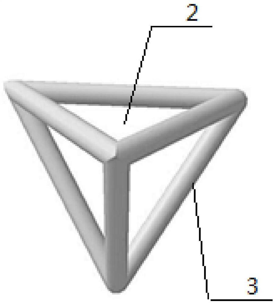 Beam type lattice structure and micro-truss structure thereof