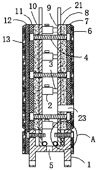 Steel-structure heating and ventilation light wall