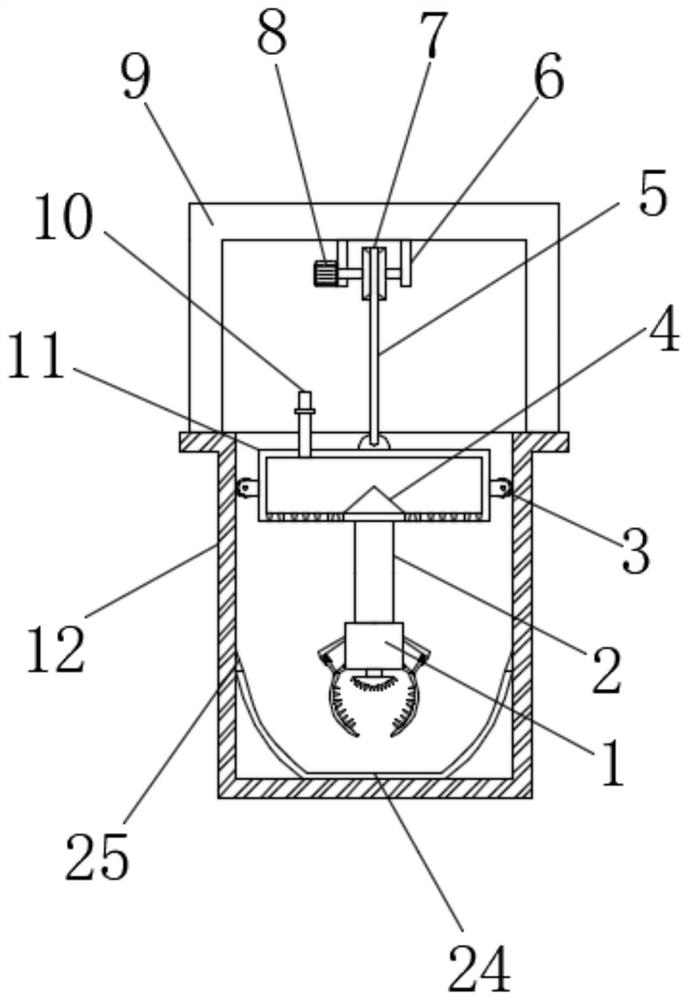 Pickling device for deep processing of foods