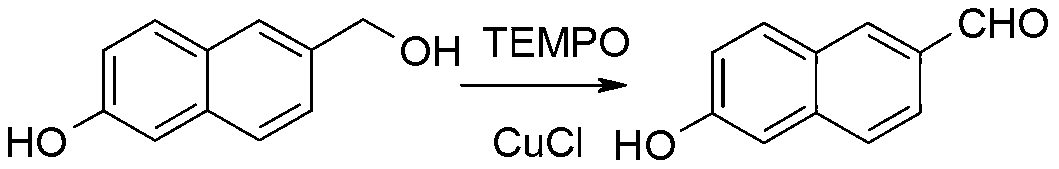 Synthetic method of 6-hydroxy-2-naphthaldehyde