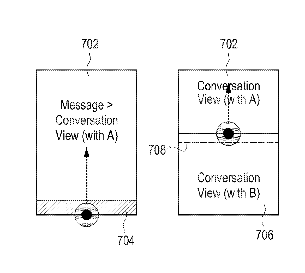 Electronic device and method for displaying message in electronic device